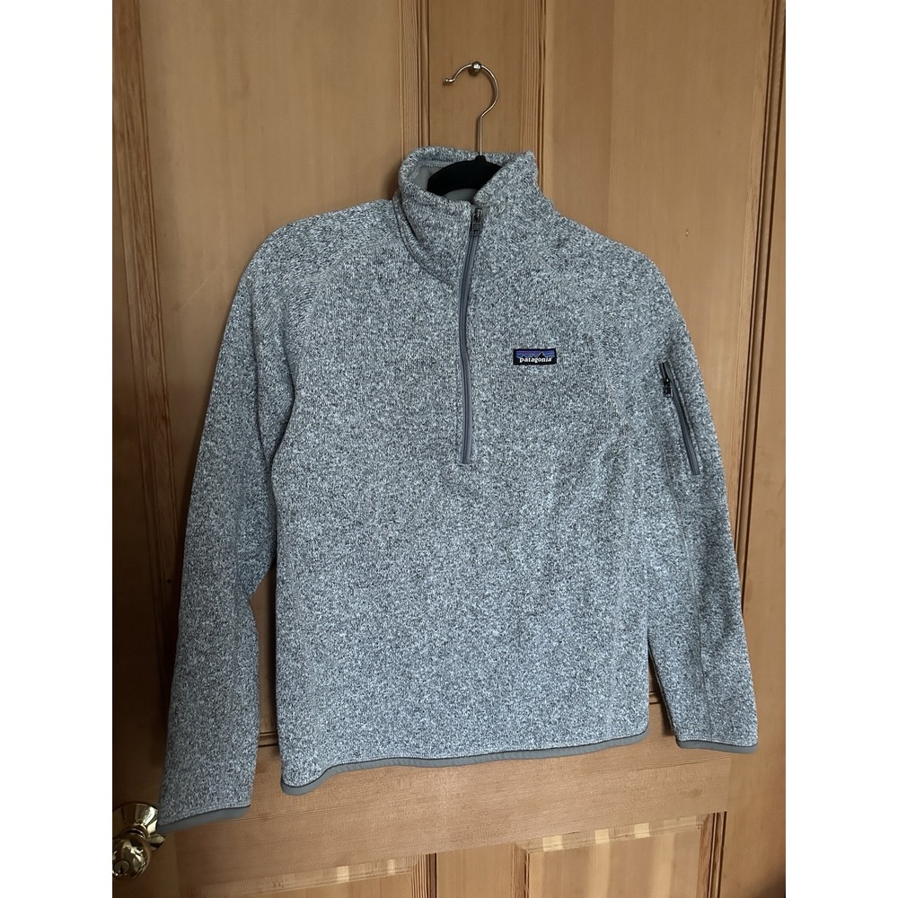 PATAGONIA Womens Better Sweater Fleece Top Size Small Grey